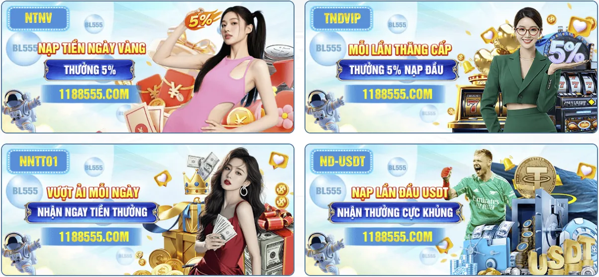 Các chương trình khuyến mãi HOT tại BL555 
